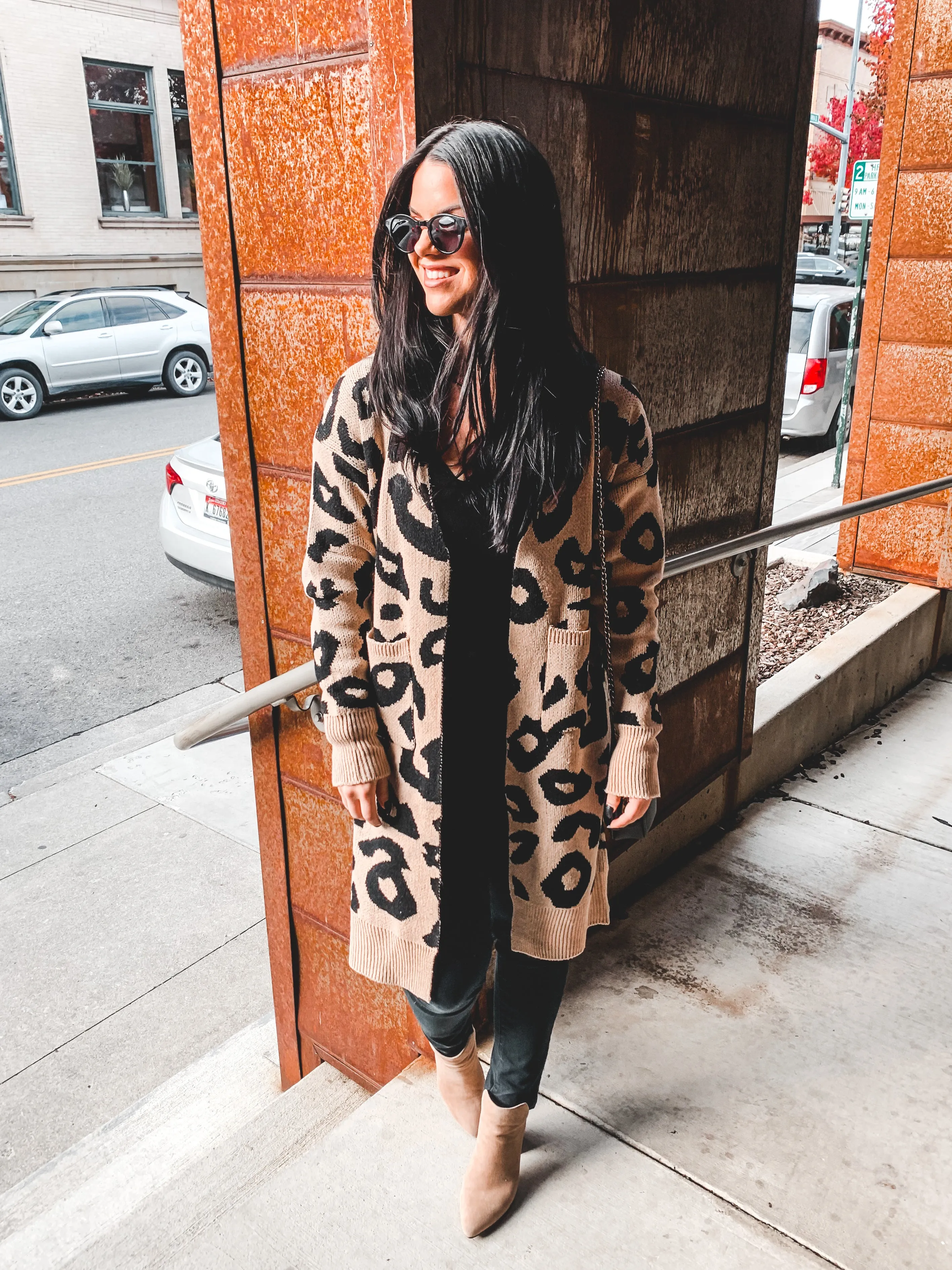 Leopard Cardigan Sweater