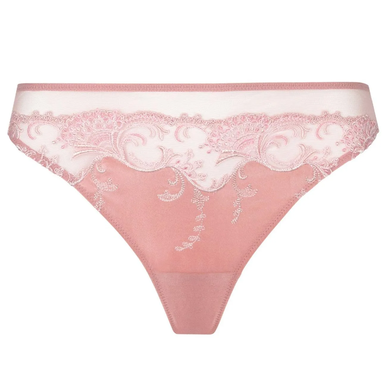 Lise Charmel Splendeur Soie Thong in Rose ACC0080