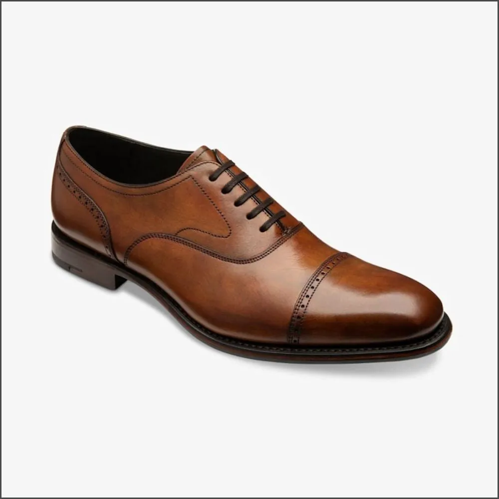 Loake Hughes Chestnut Brown Semi-brouge*