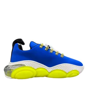 Lycra Bubble Teddy Sneaker In Royal