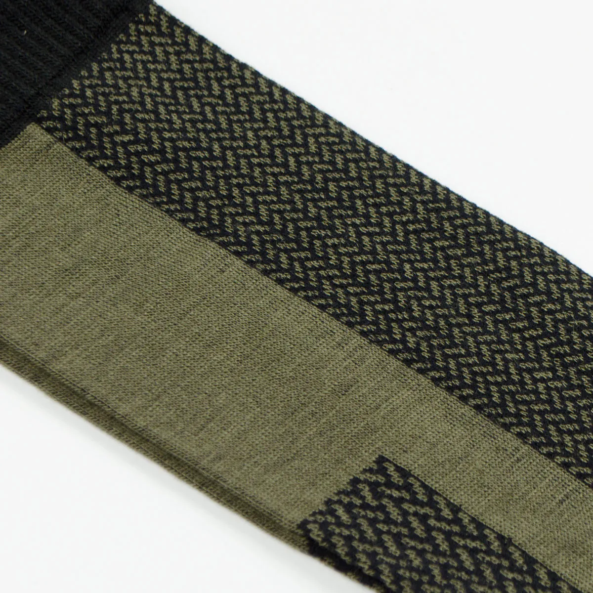 Marcomonde - Microchecks Peru Socks - Olive