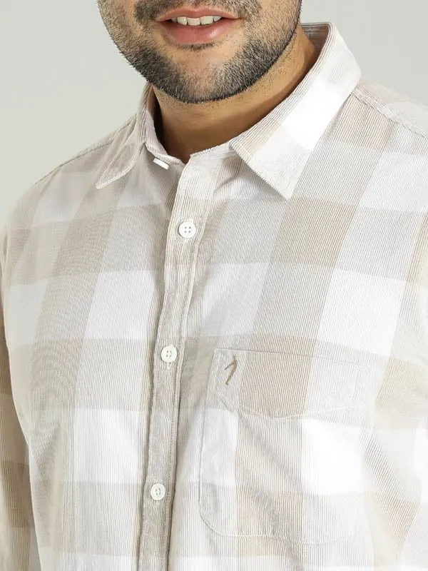 Men Checked Full Sleeve Cotton Shirt