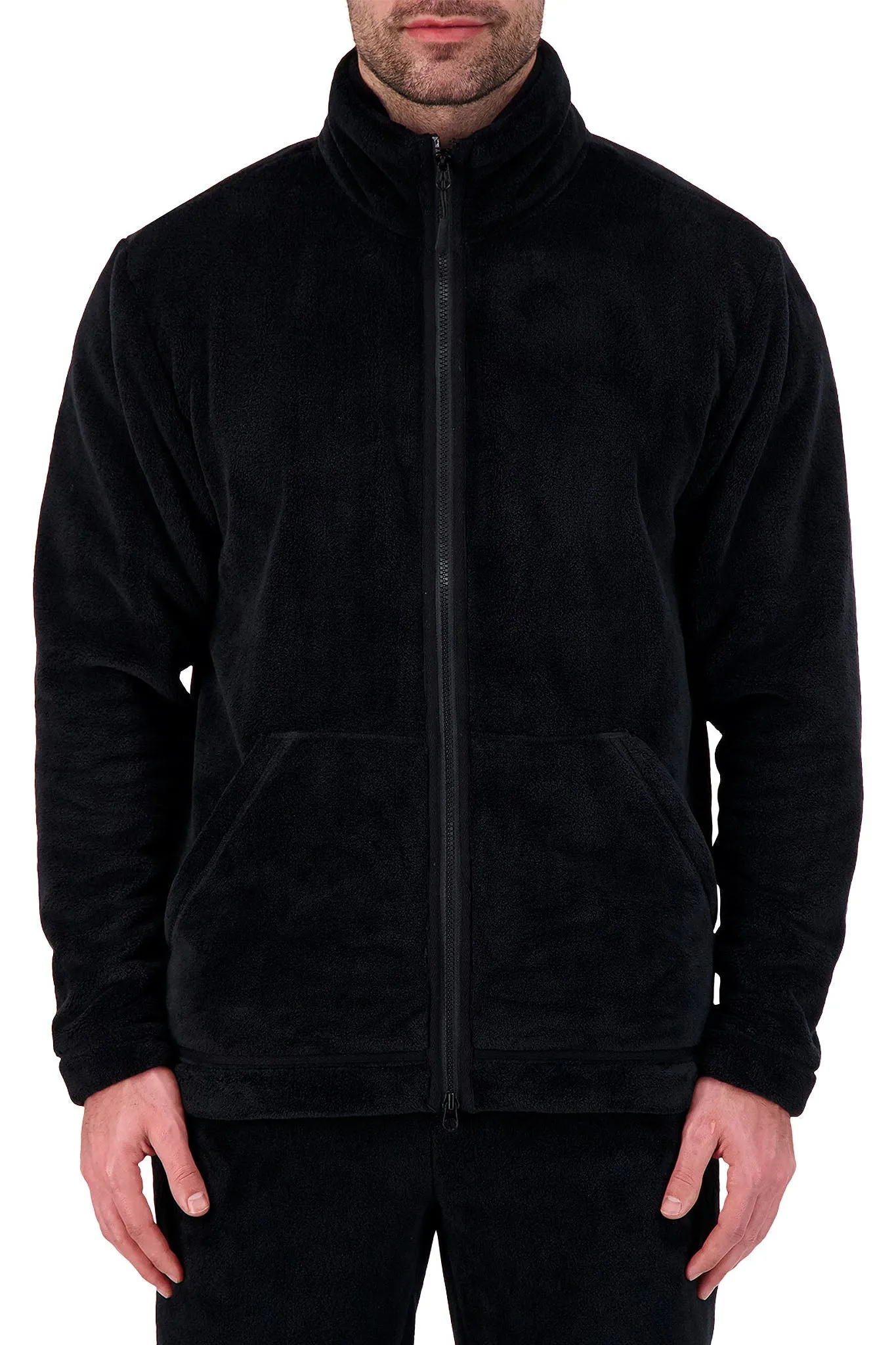 Men's Plush Zip-Front Jacket