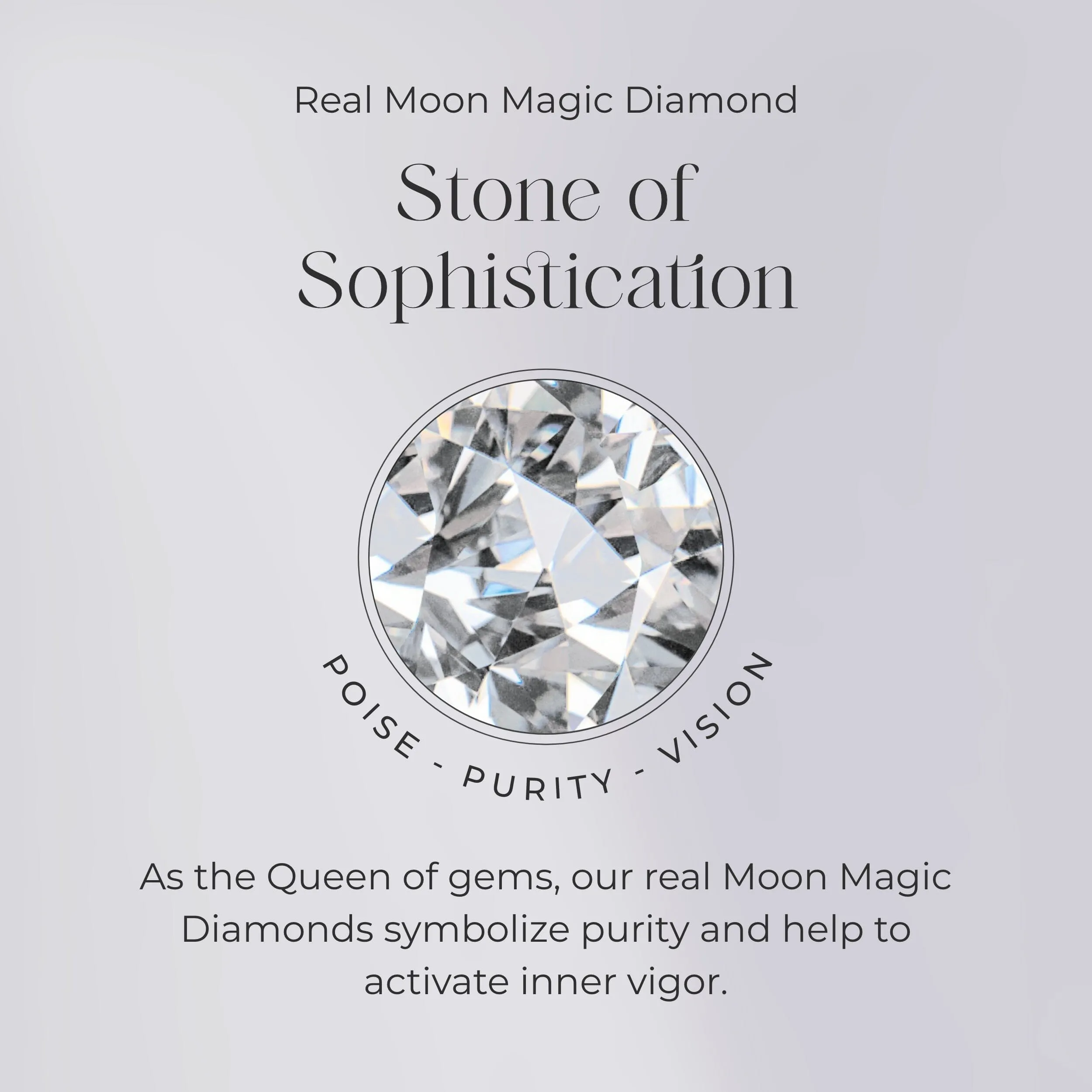 Moonstone Diamond Ring - Petite Raw Allure