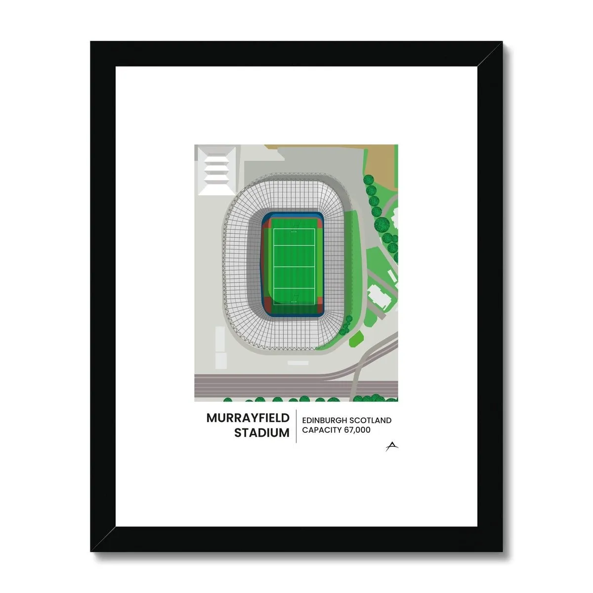 Murrayfield Framed & Mounted Print