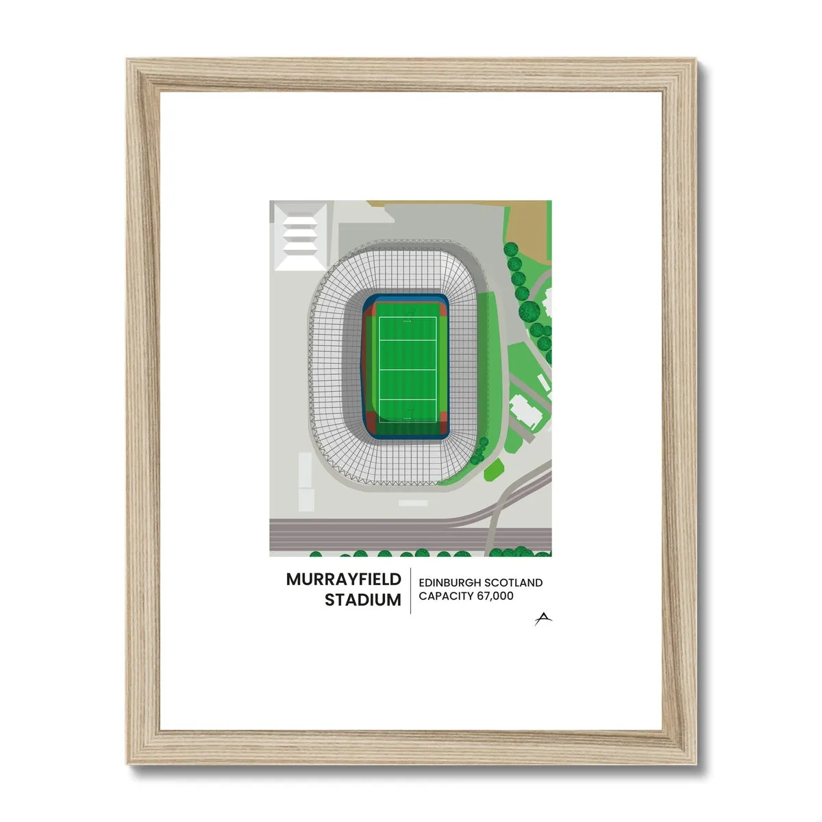 Murrayfield Framed & Mounted Print