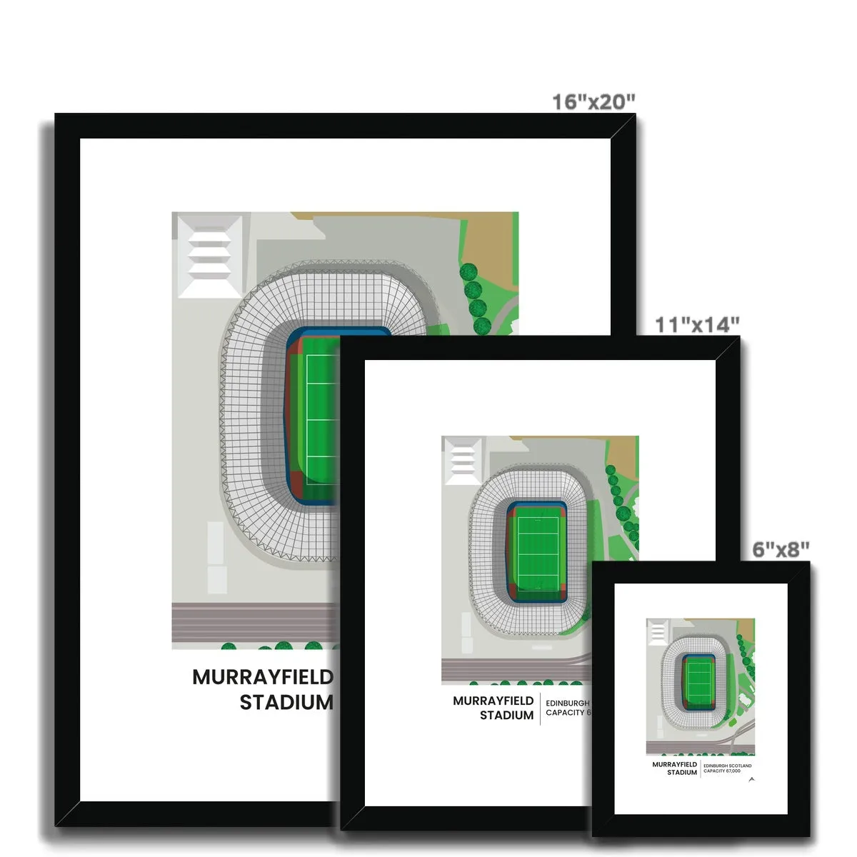 Murrayfield Framed & Mounted Print