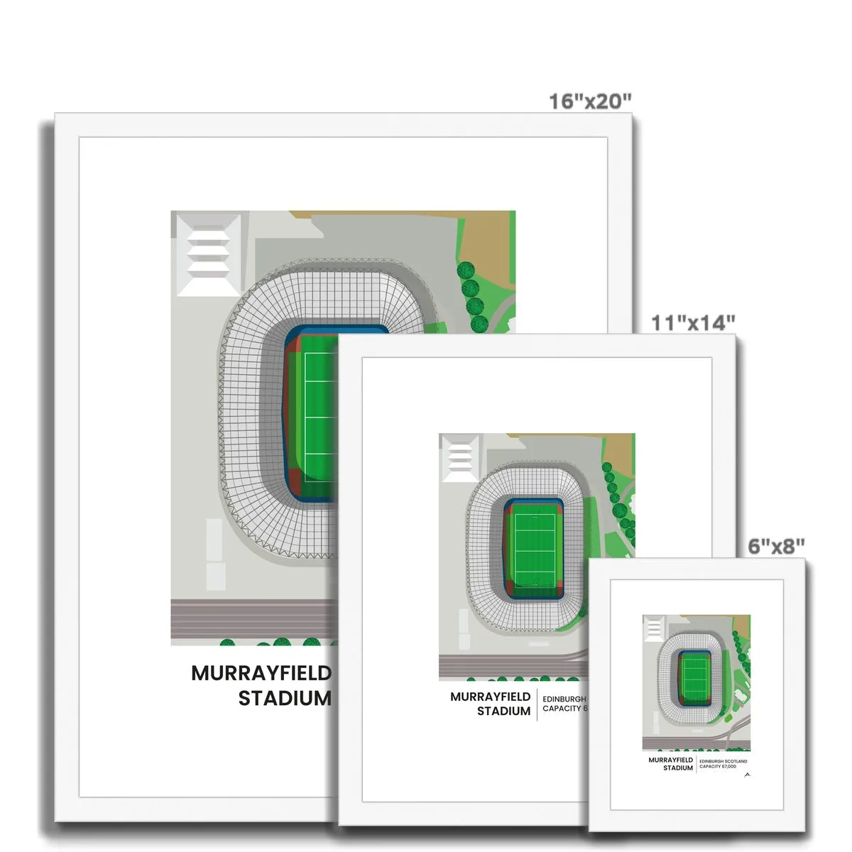 Murrayfield Framed & Mounted Print