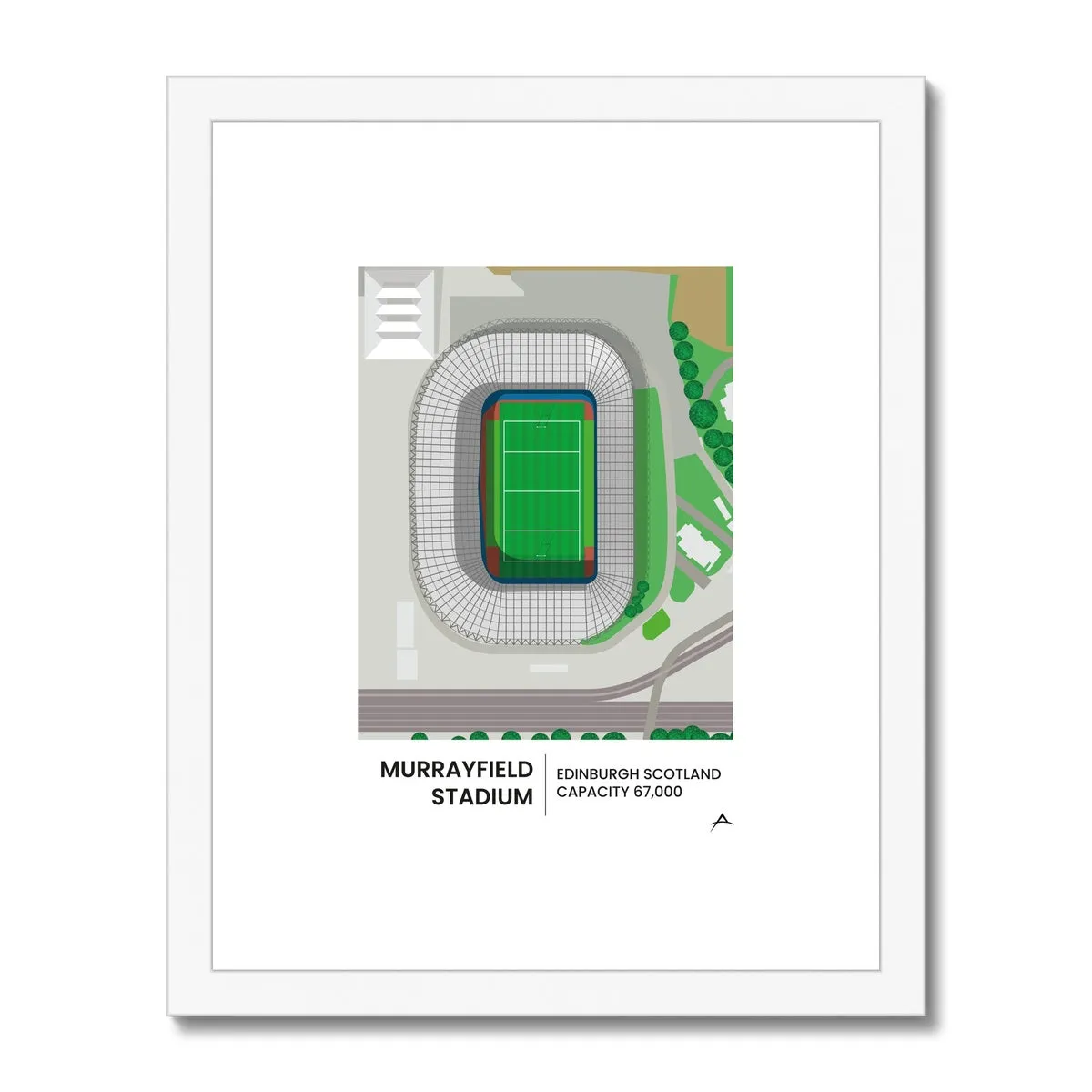 Murrayfield Framed & Mounted Print