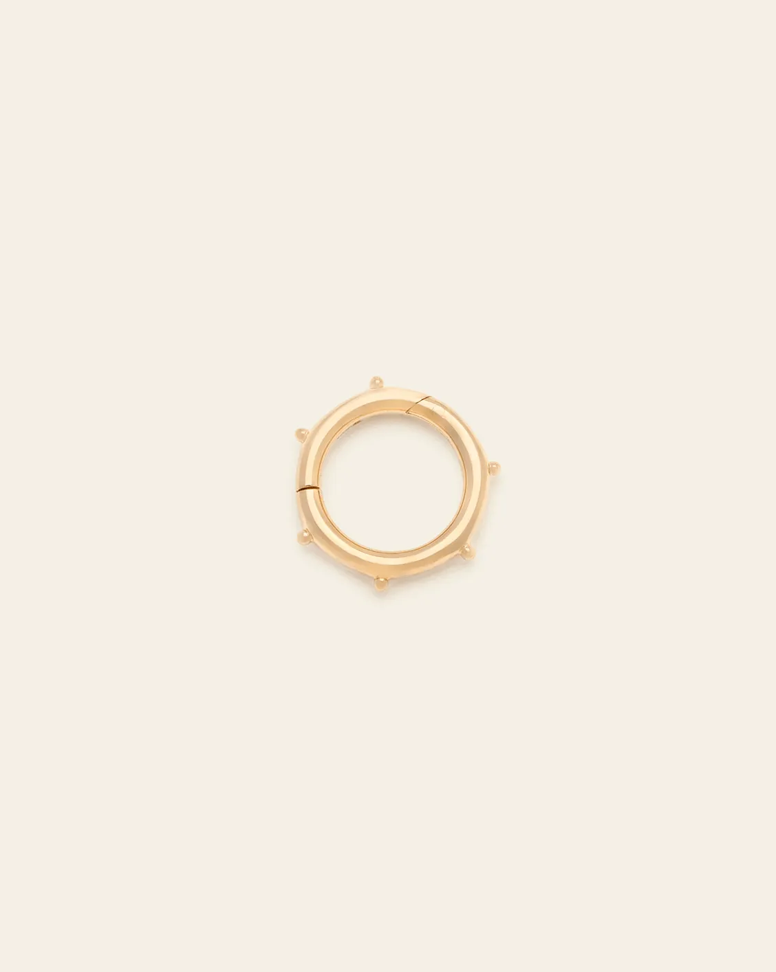 Notch Charm Clasp - 10k Solid Gold