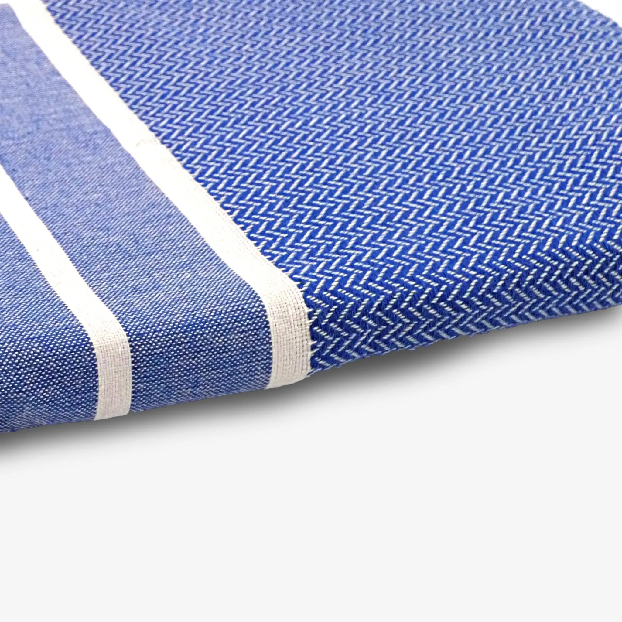 Ocean Blue Herringbone Fouta