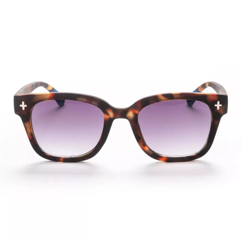 Okkia  - GIOVANNI Unisex Sunglasses - Havana Blue