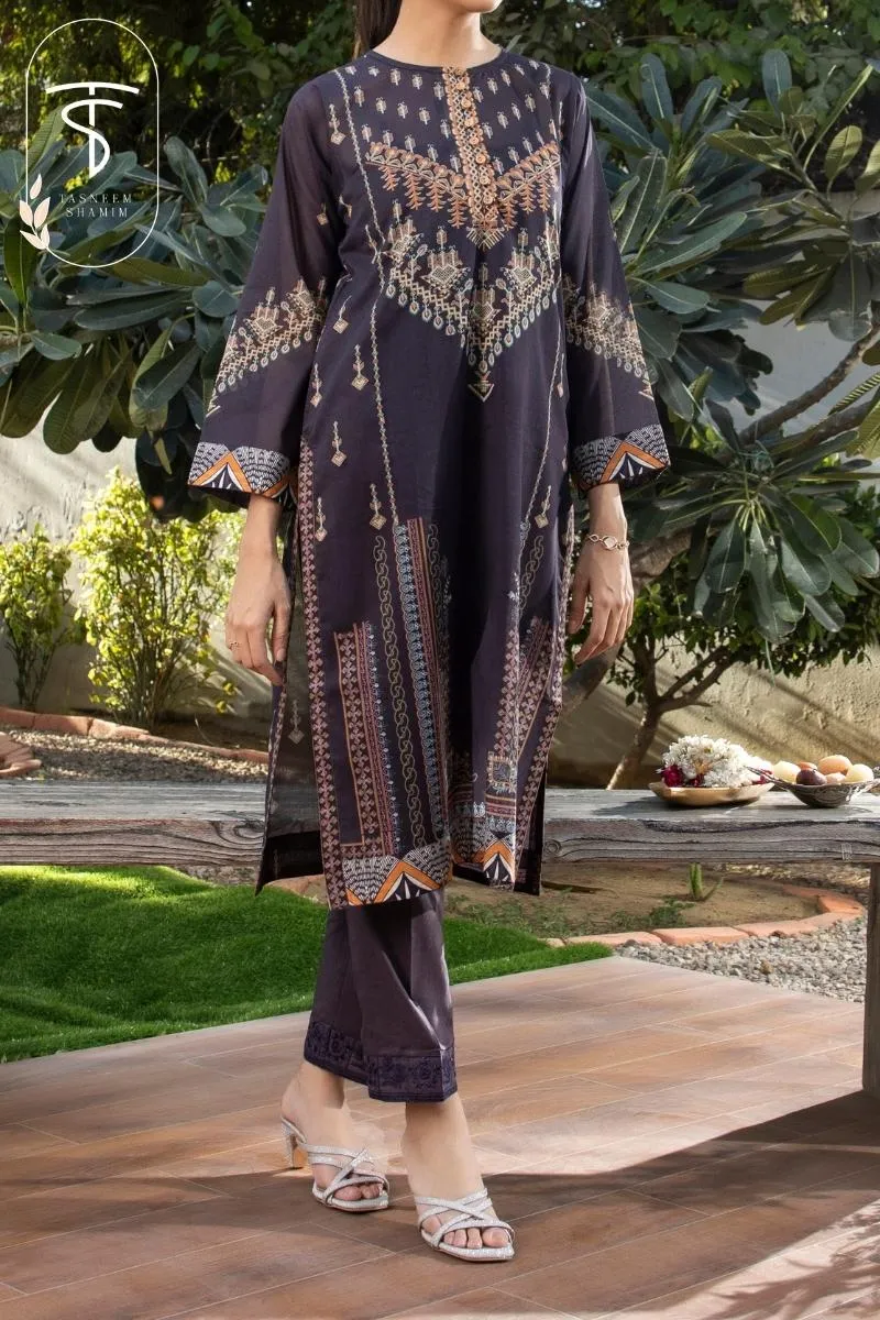 Onyx | 2-Piece | Premium Printed Lawn