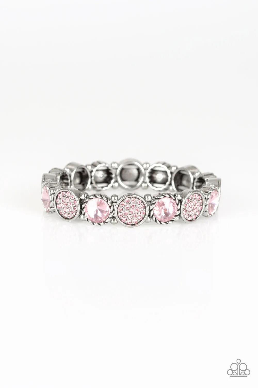 Paparazzi Bracelet ~ Take A Moment To Reflect - Pink