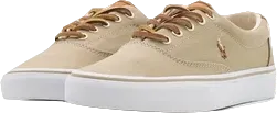 Polo Ralph Lauren Classic Beige Embroidered Polo Player Trainers BNIB UK 9 EU 43 👞