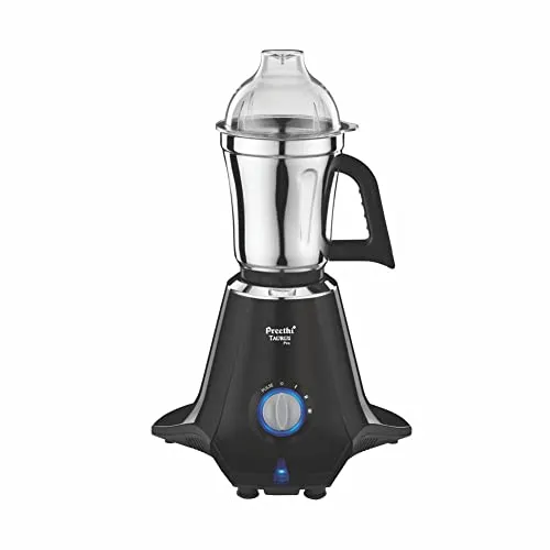 Preethi Taurus Pro MG-256 Mixer Grinder, 1000 watt, Black, 3 Jars