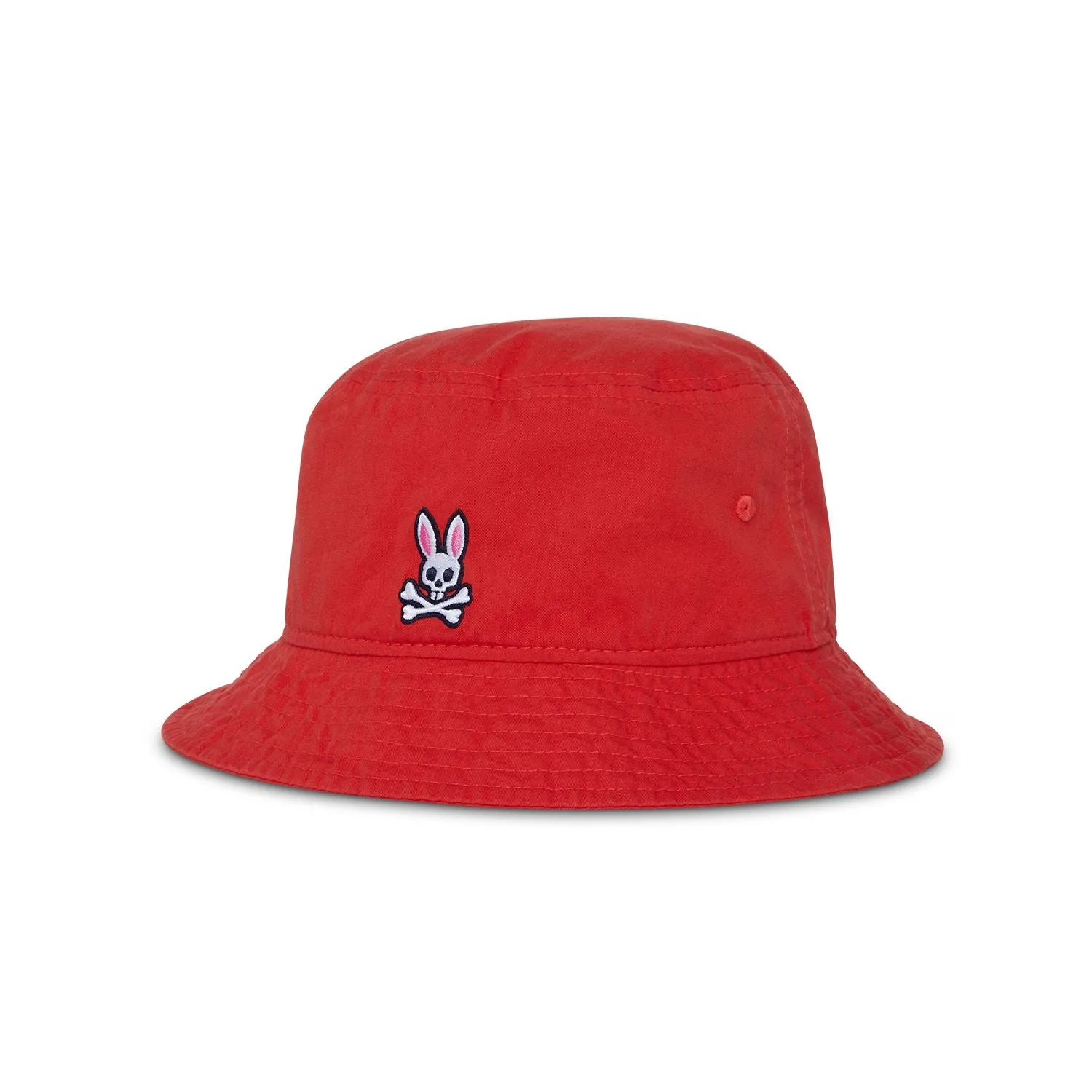 Psycho Bunny Mens Classic Bucket Hat - Brilliant Red