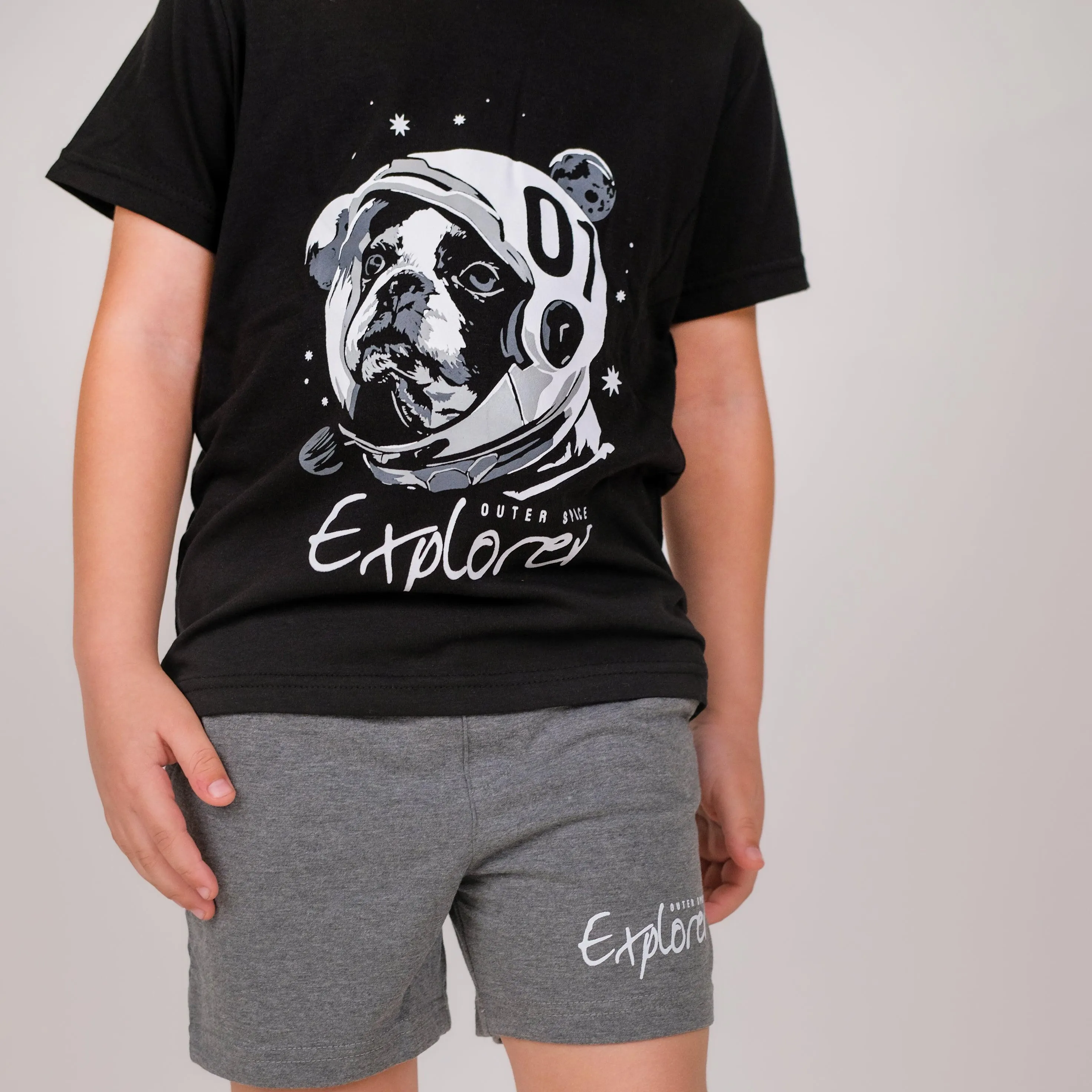 "Outer Space Explorer" Short-Sleeved Pajama