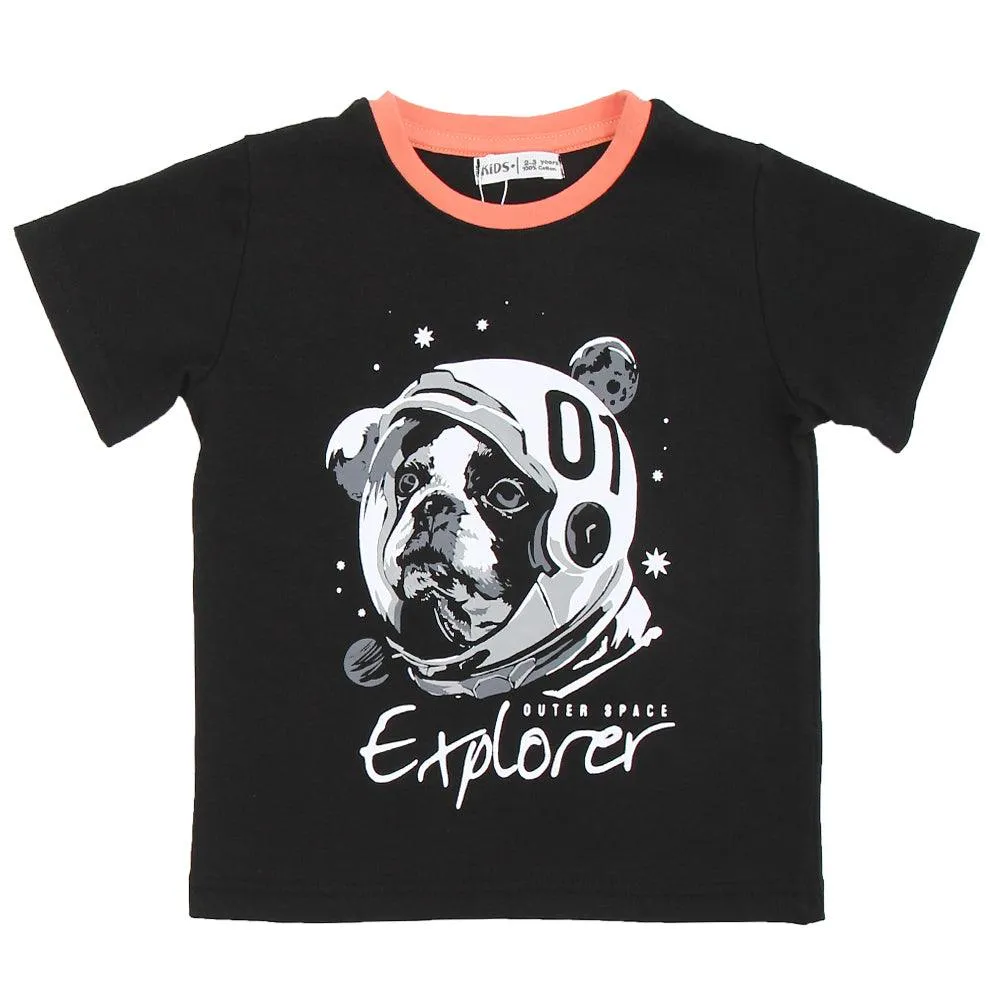 "Outer Space Explorer" Short-Sleeved Pajama