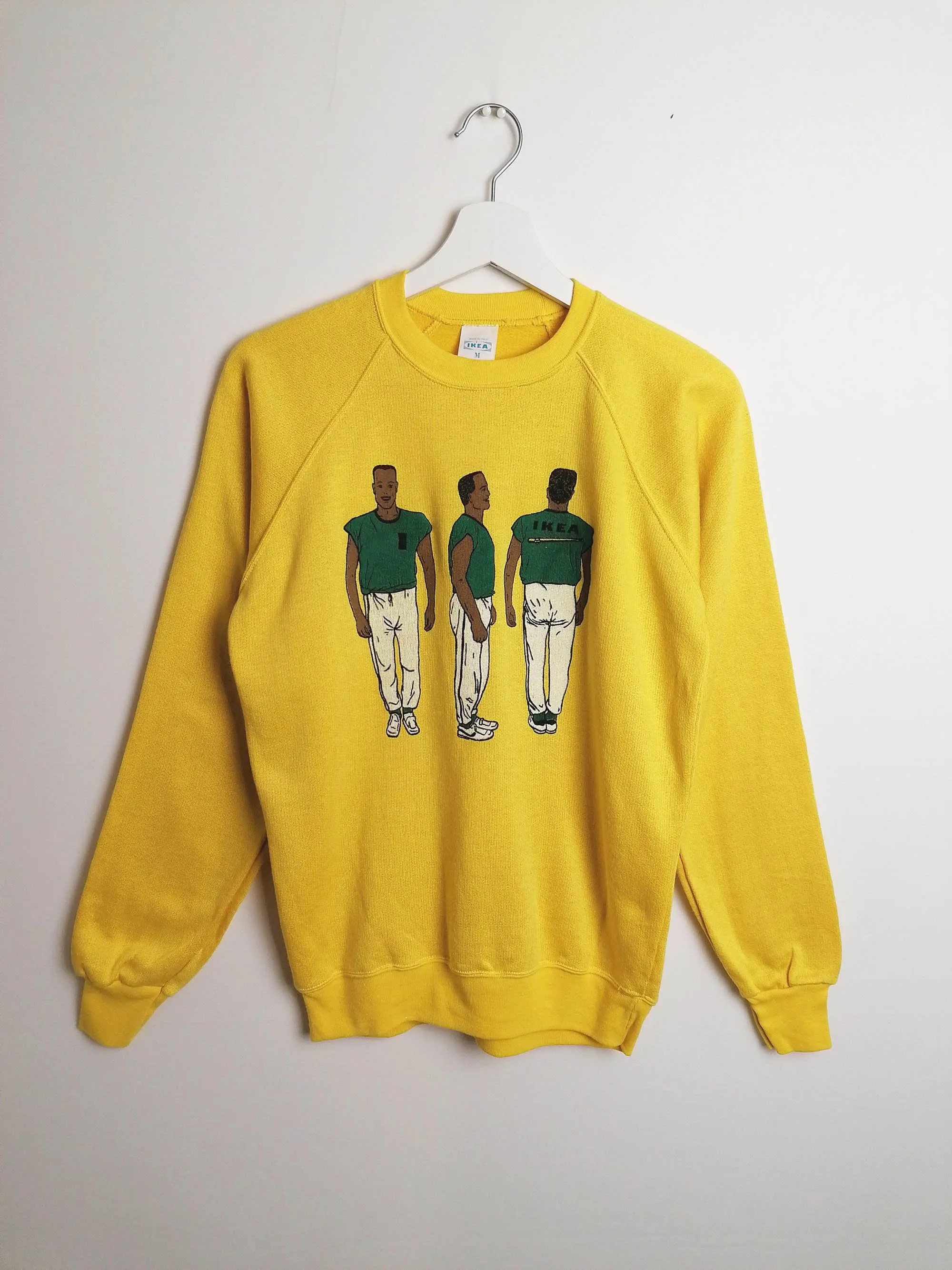 *Rare* 80's IKEA Yellow Sweatshirt - size S-M