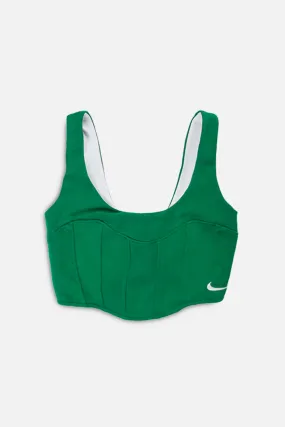 Rework Nike Sweatshirt Bustier - XS