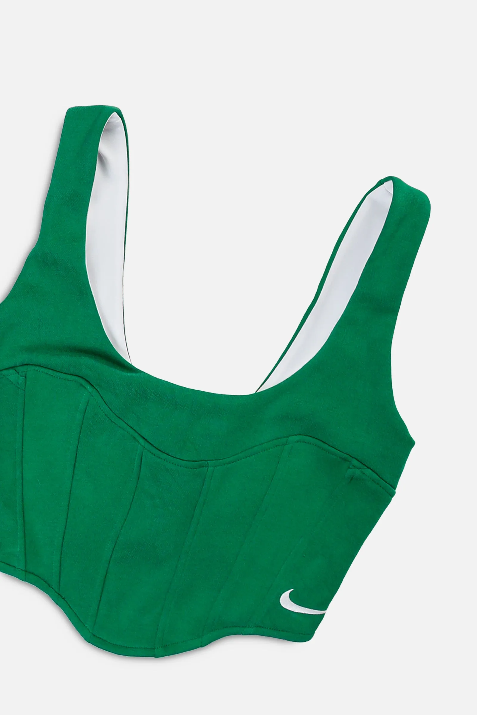 Rework Nike Sweatshirt Bustier - XS