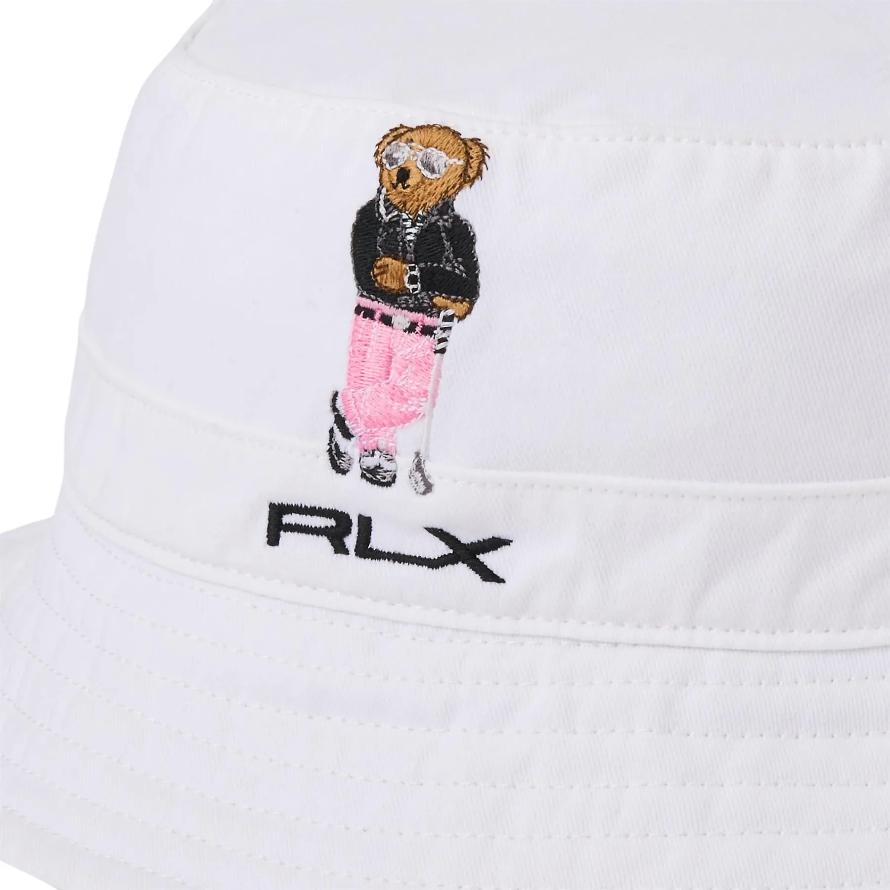 RLX Bear Bucket Hat White - SS24