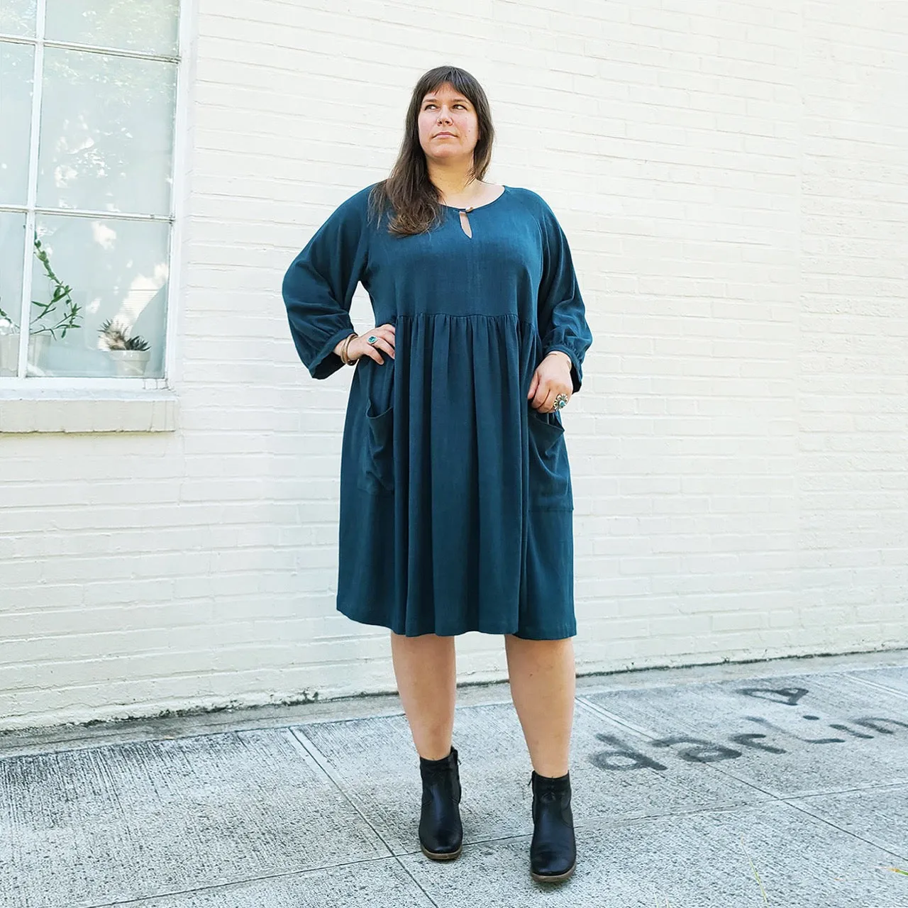 Romey Dress & Top Sewing Pattern | Plus Sizes 16-34 by Sew House Seven