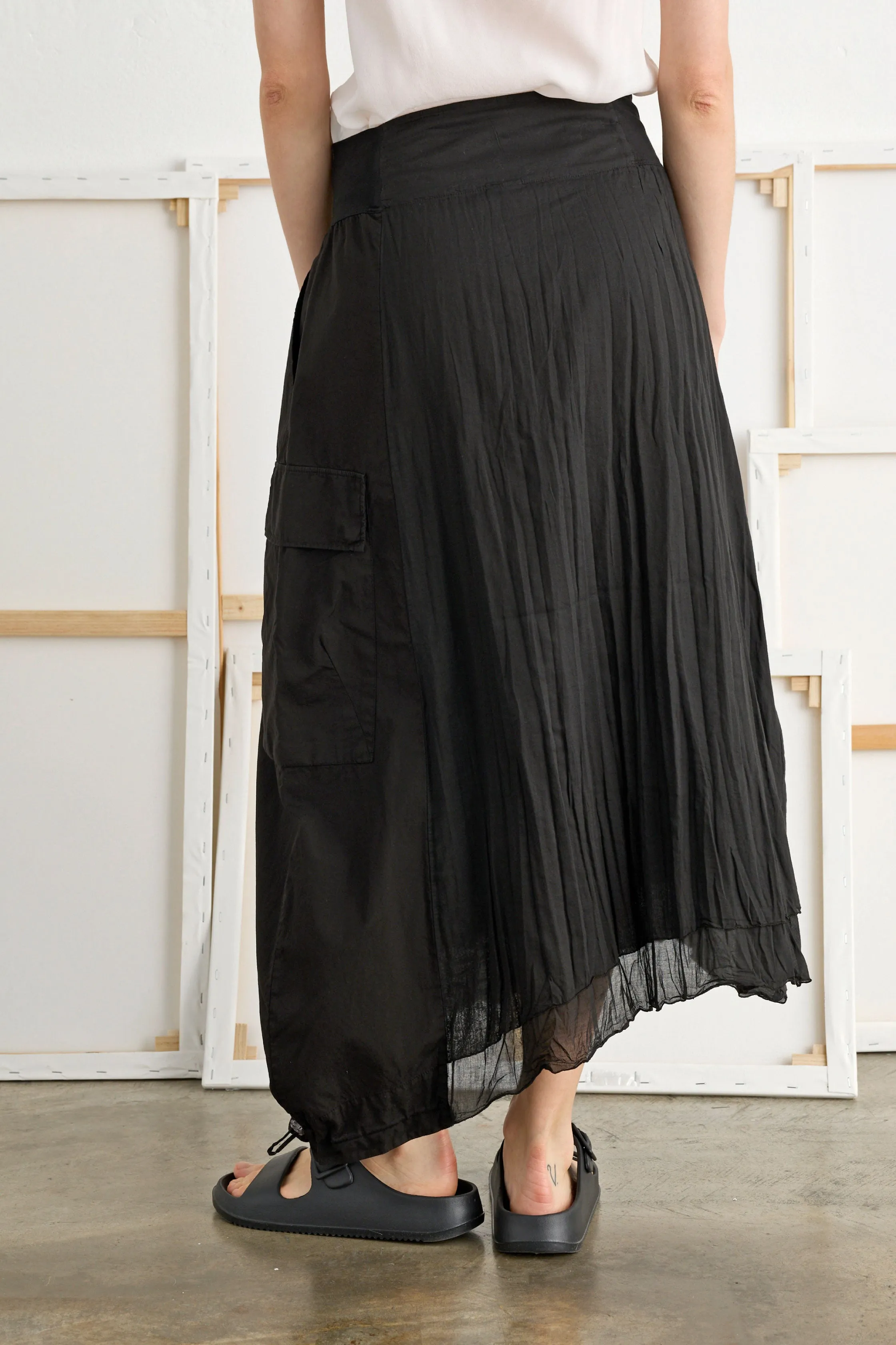 Skirt with Side Pocket and Comfort Waist Garment-Dyed 25AU 7504