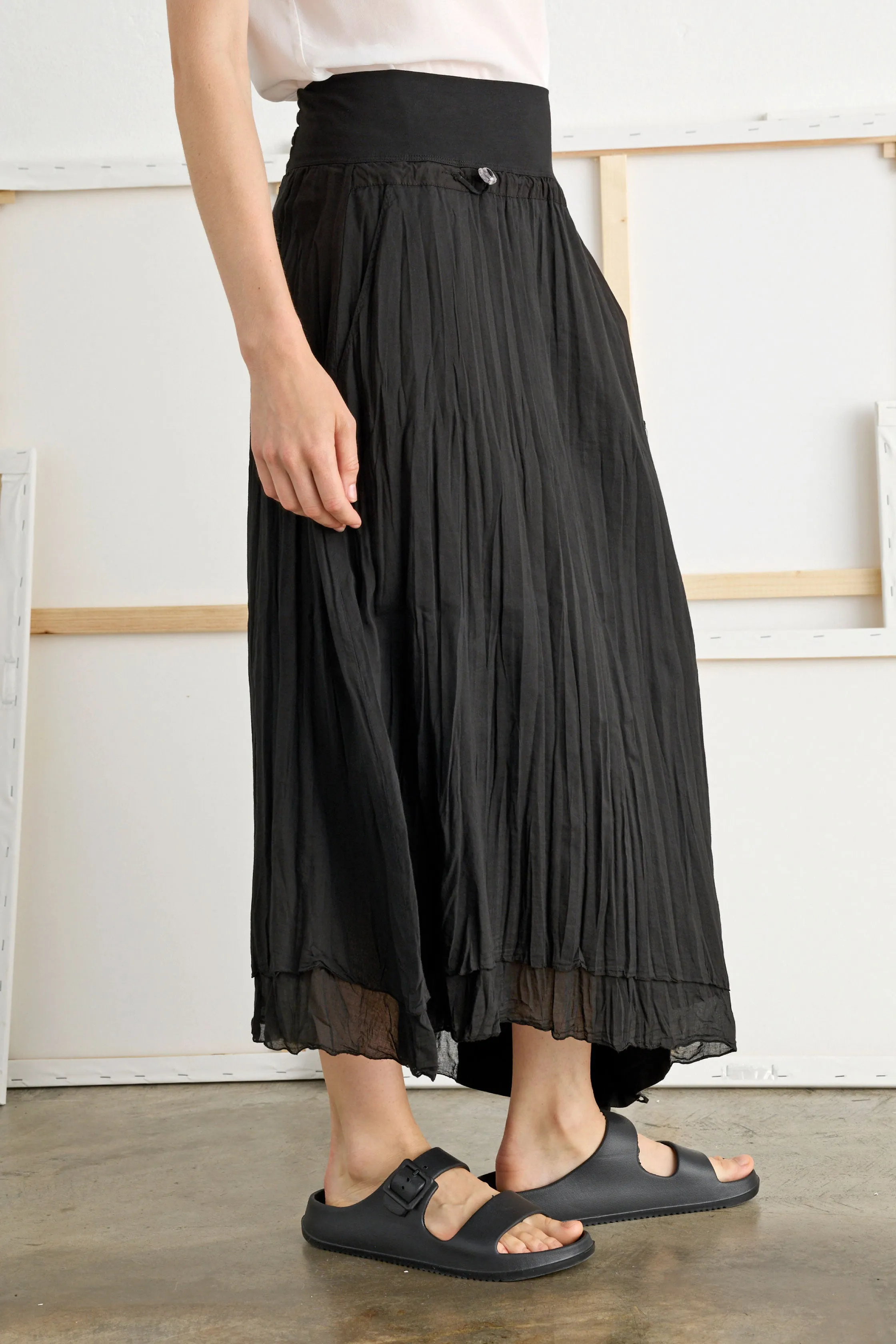 Skirt with Side Pocket and Comfort Waist Garment-Dyed 25AU 7504