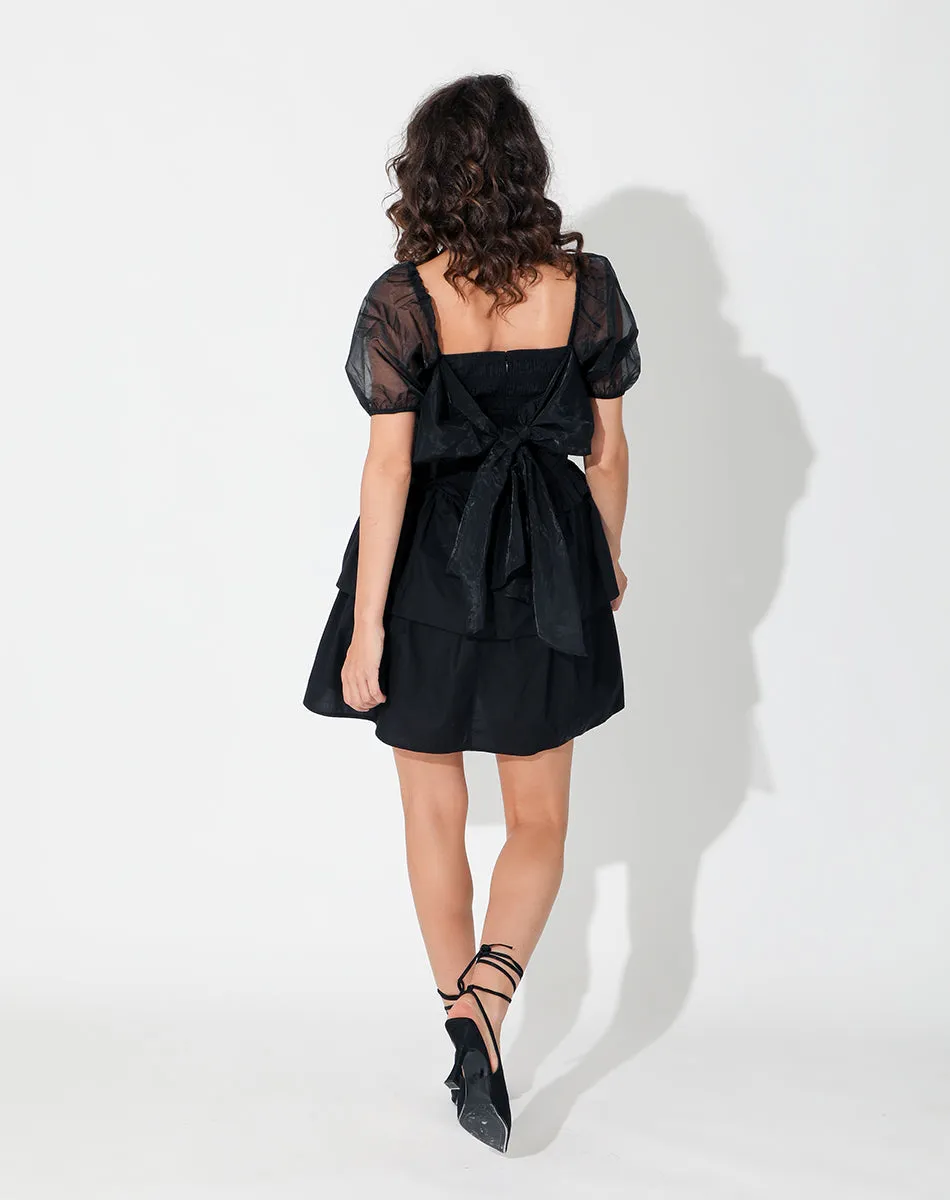 Soledad Mini Dress | Black