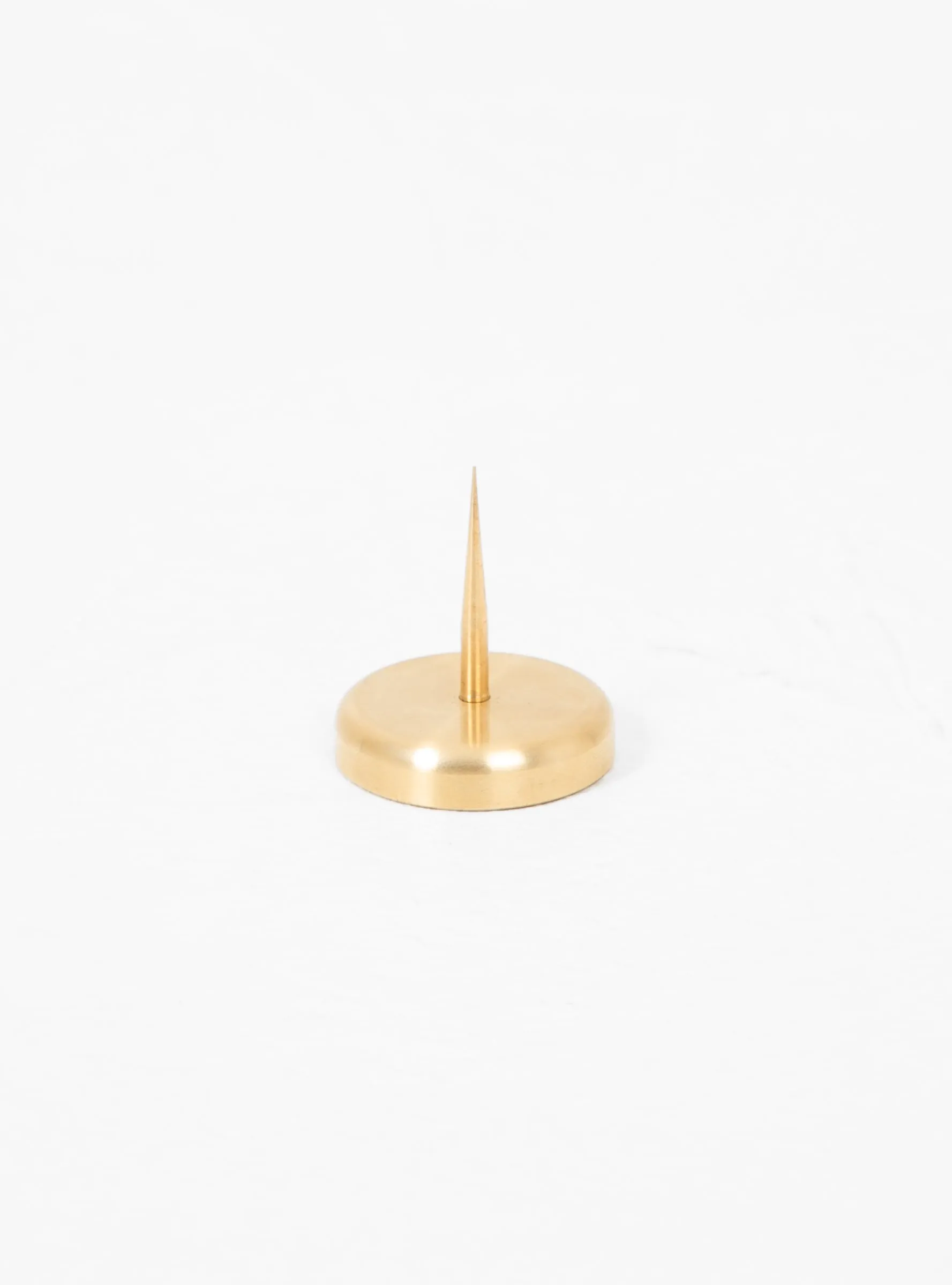 Solid Brass Spike Candle Holder