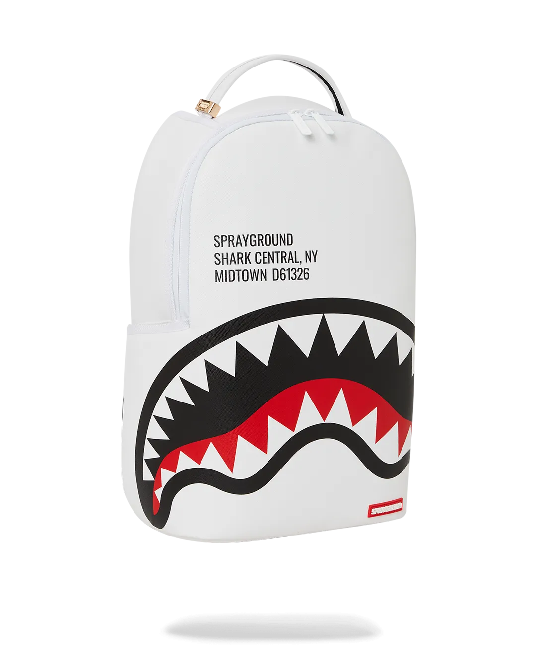 Sprayground Shark Central Backpack - White