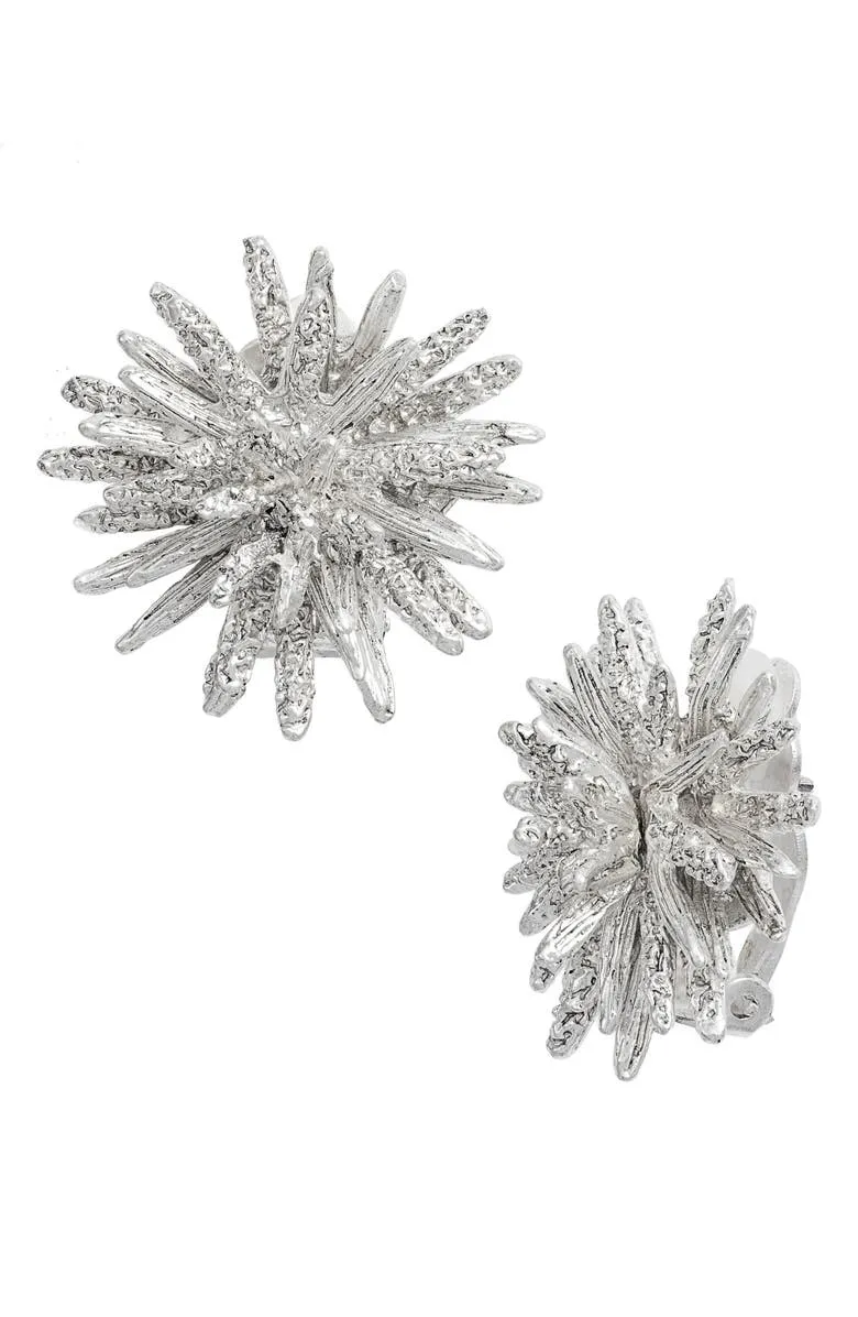 Starburst clip-on Earrings