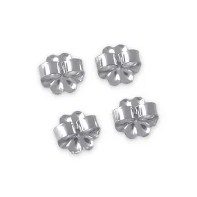 STERLING SILVER MEDIUM EARRINGS BACKS/NUT PACK