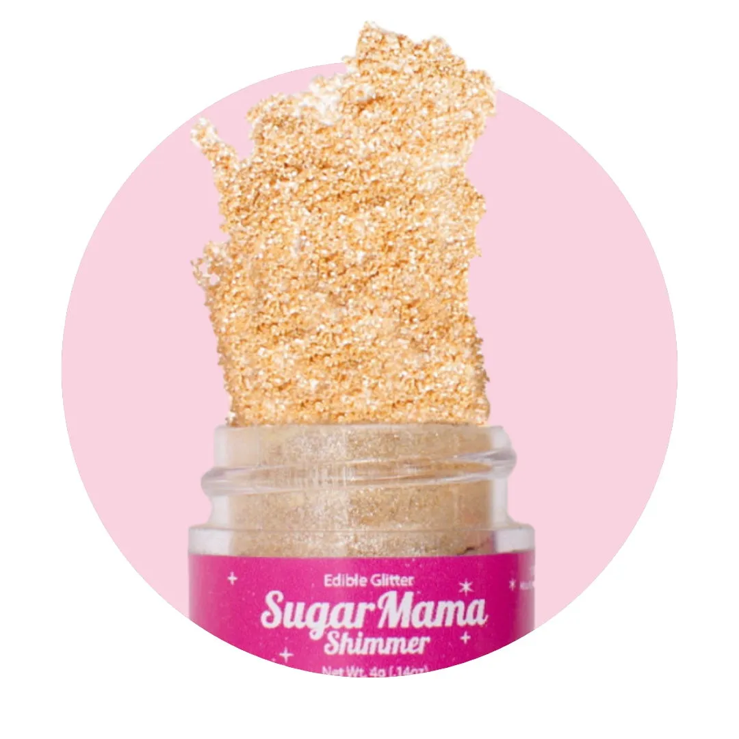 Sugar Mama Edible Shimmer Glitter  Gold