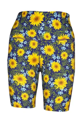 Sunflower Meadow Shorts   Pockets