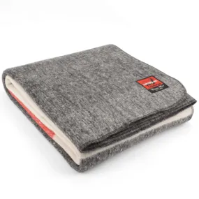 Swiss Link Classic Wool Blanket | Crimson Point