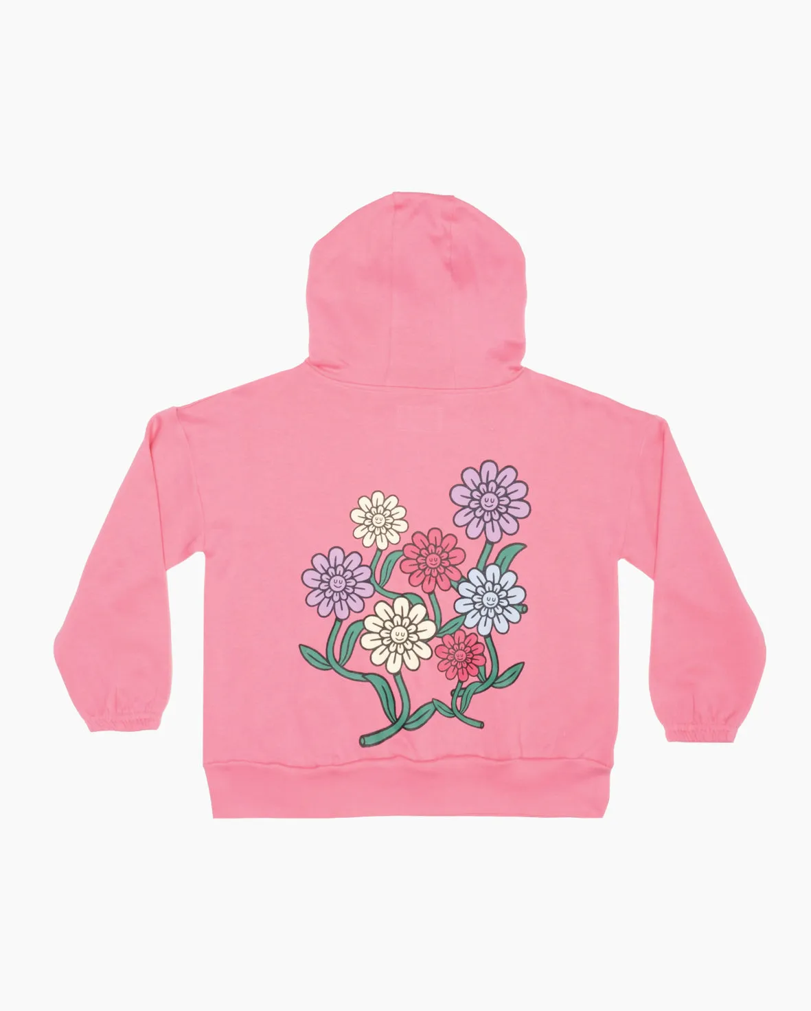 TGC Flower Garden Candy Pink Fleece Hood