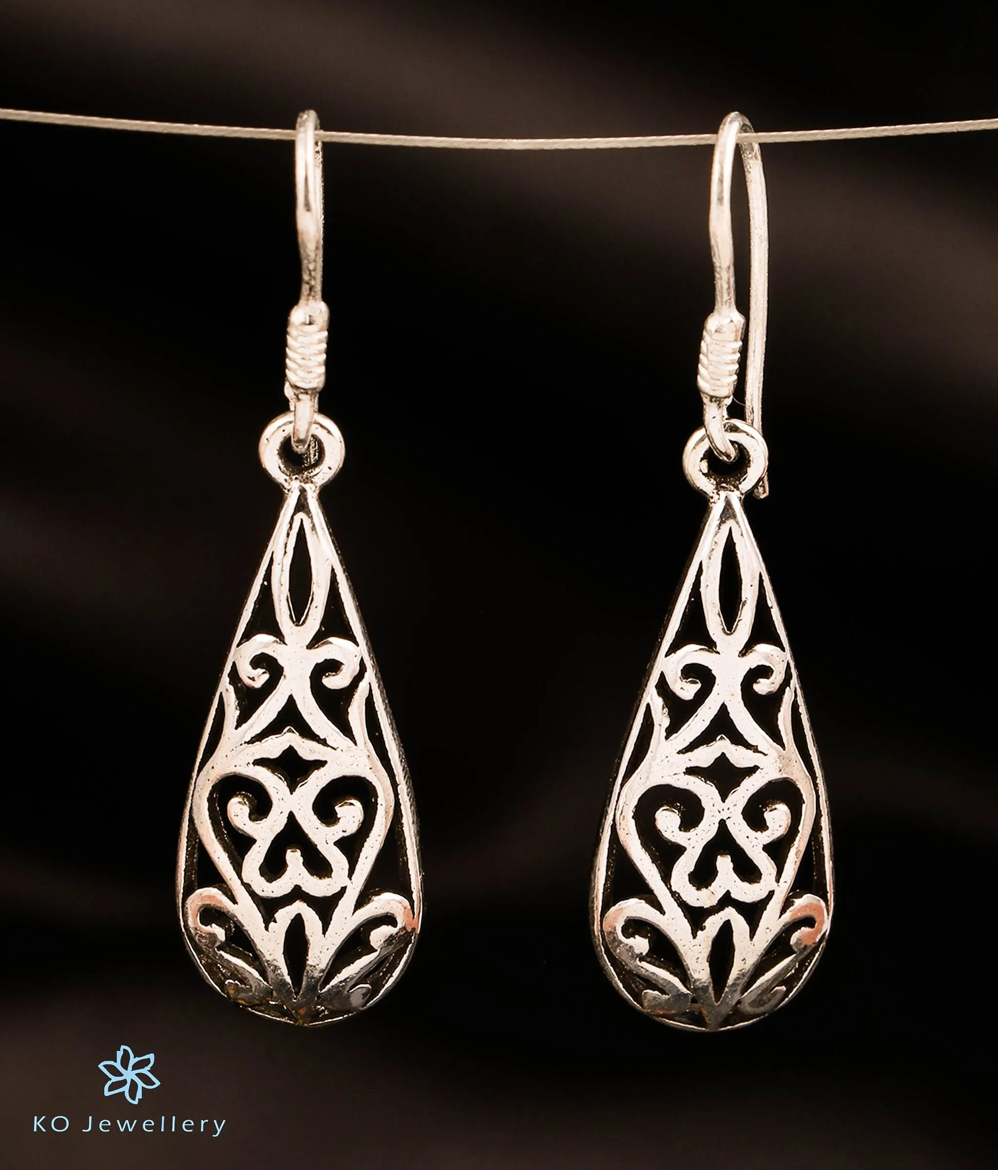 The Trellis Silver Earrings