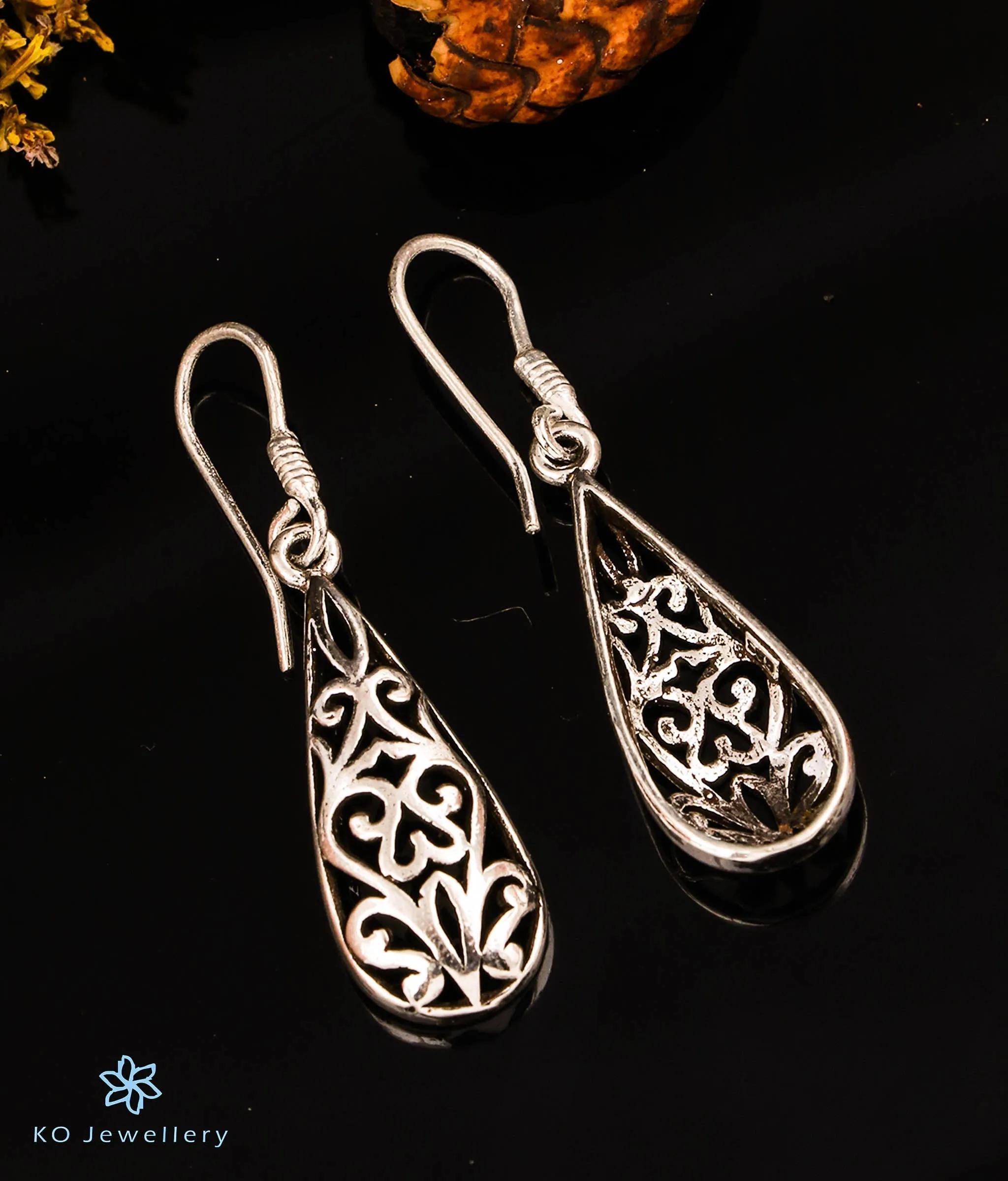 The Trellis Silver Earrings