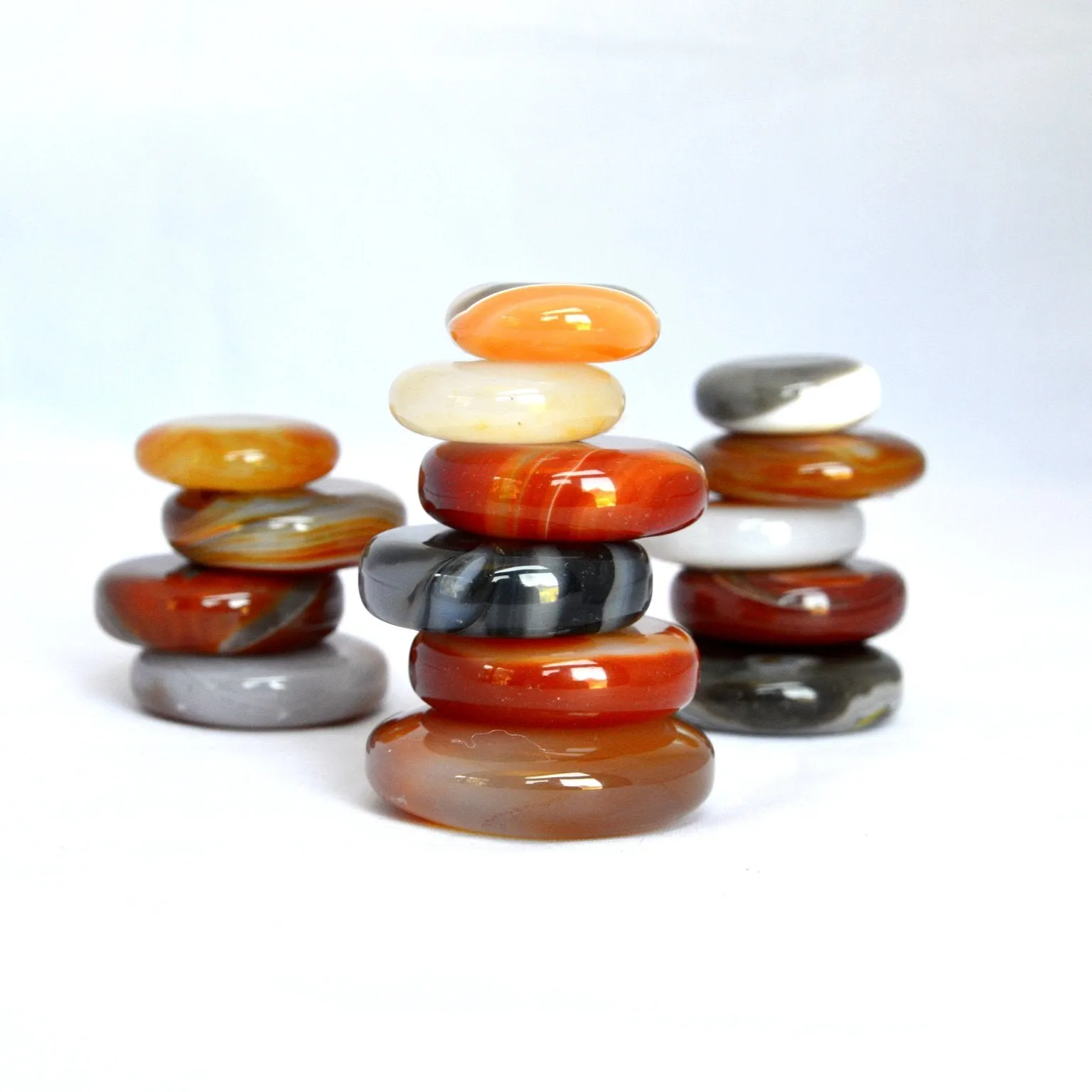 Through the Woods Agate Stacking Stone