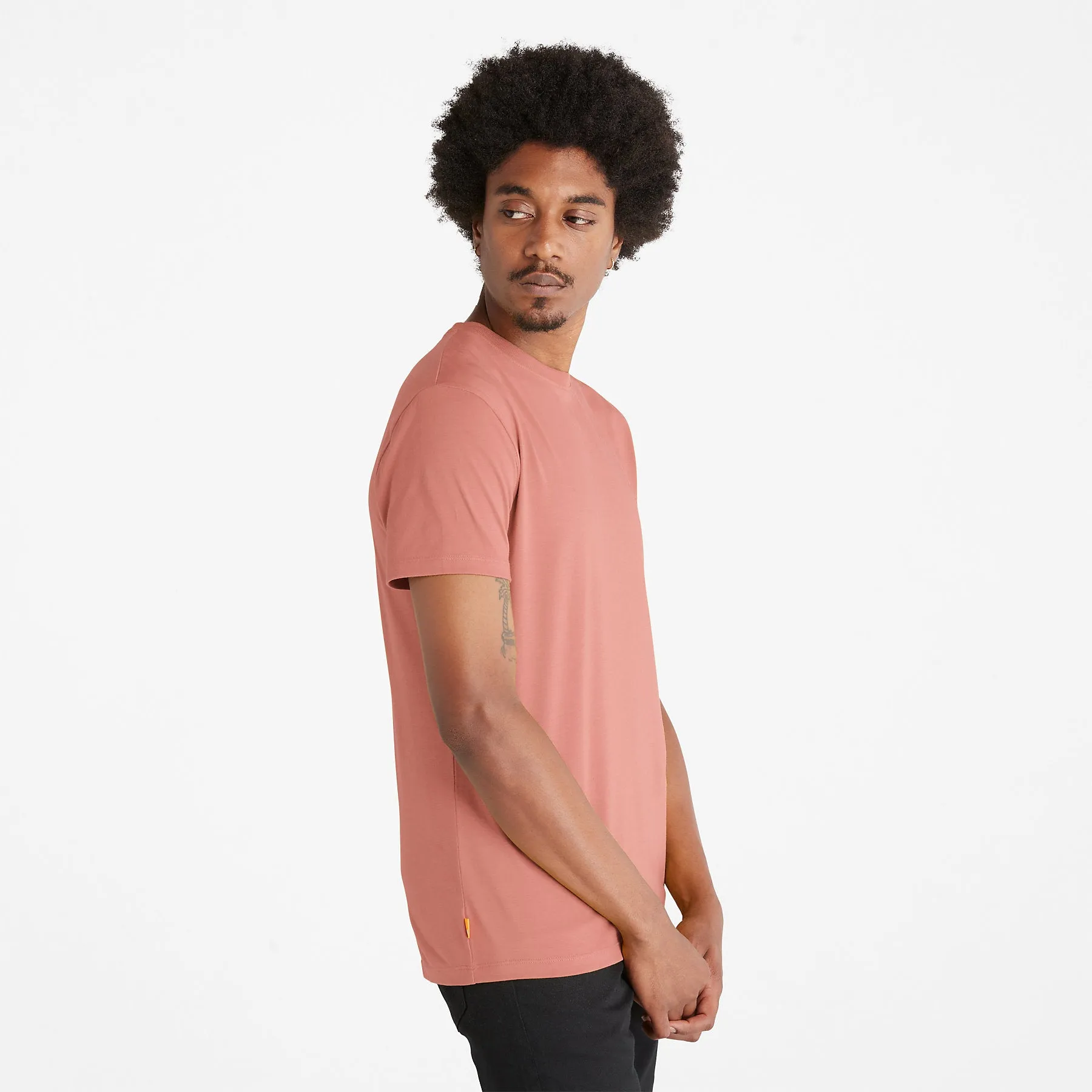 Timberland Mens Crew Neck T Shirt 'Dunstan River Jersey Crew' Slim Fit - Short Sleeved