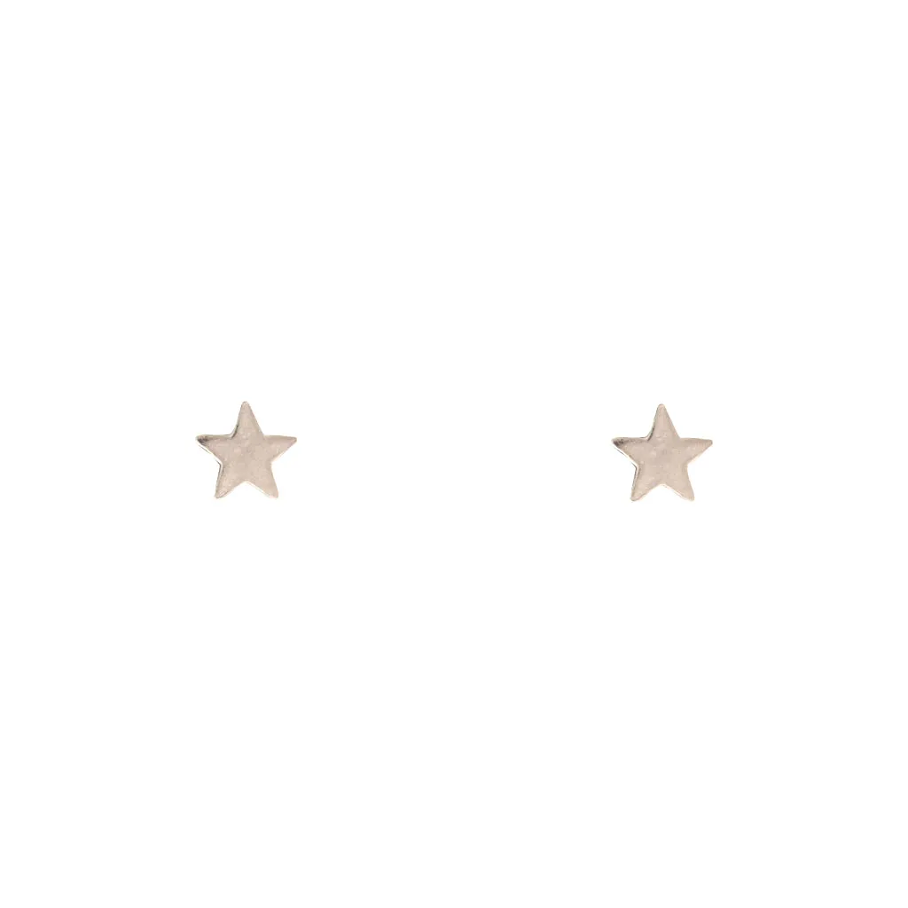 Tiny Charm Post Earrings - Teeny Star