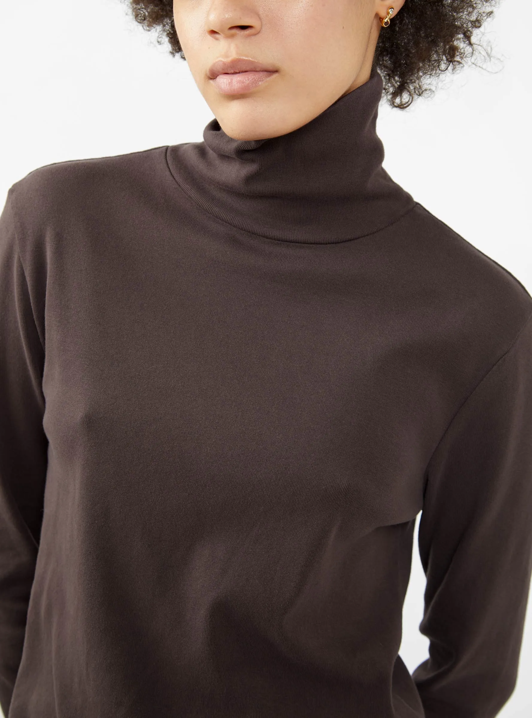 Turtleneck Top Plum