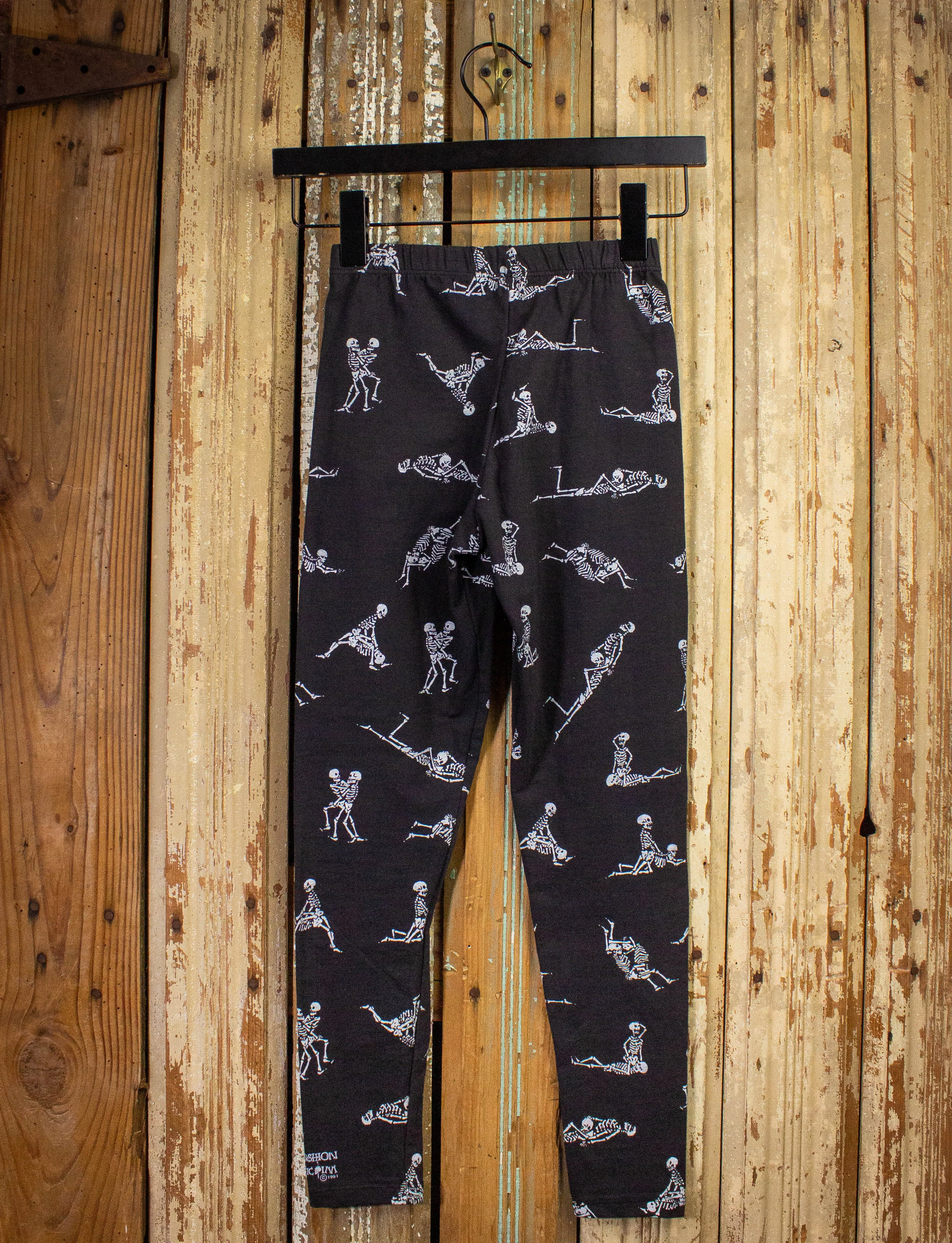 Vintage Fashion Victim Sex Skeletons Pants 1991 Black Small