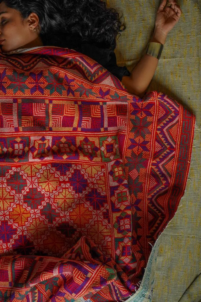 Vintage Kantha Throw 6