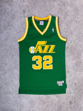 Vintage Karl Malone Utah Jazz Hardwood Classics Jersey (M)