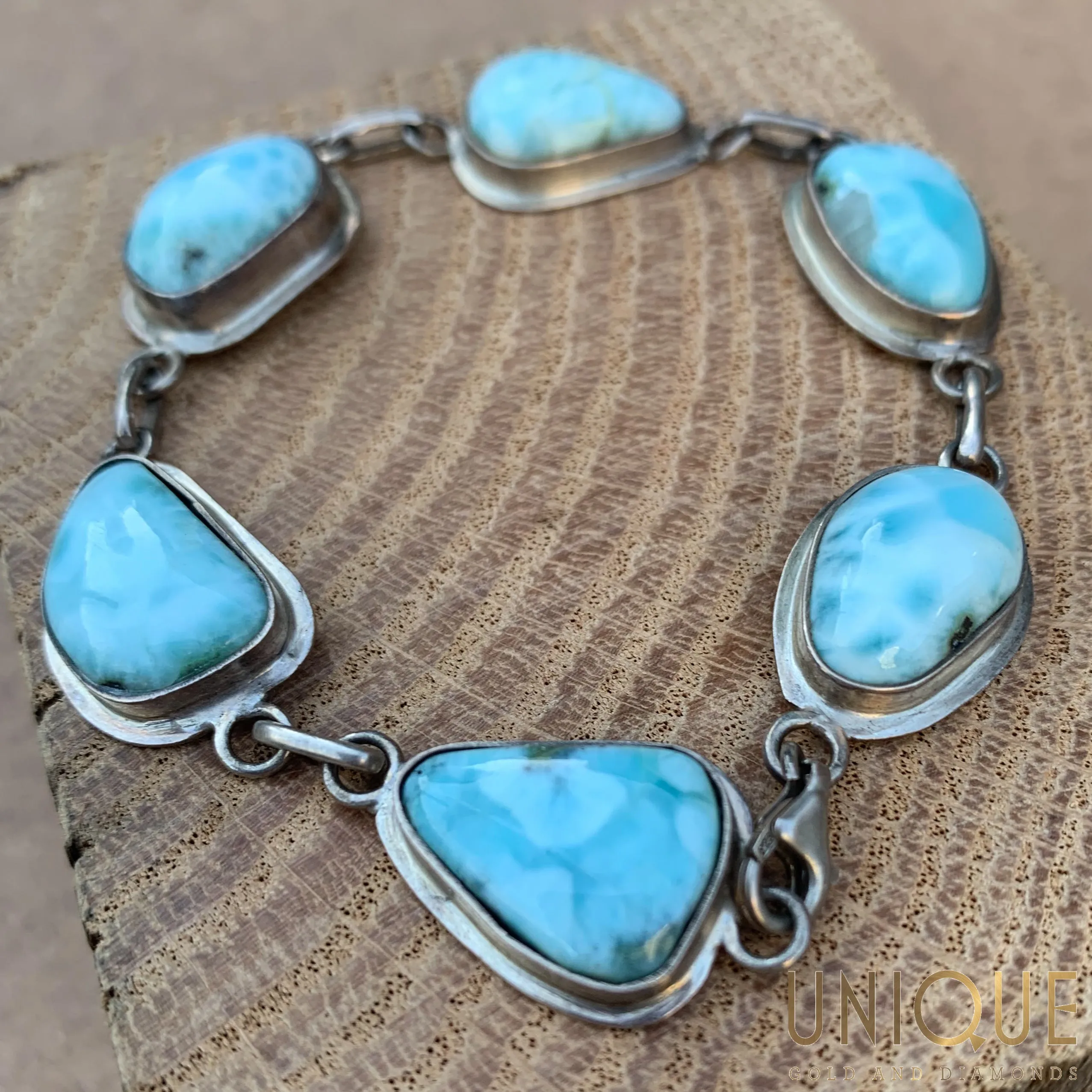 Vintage Sterling Silver Turquoise Bracelet