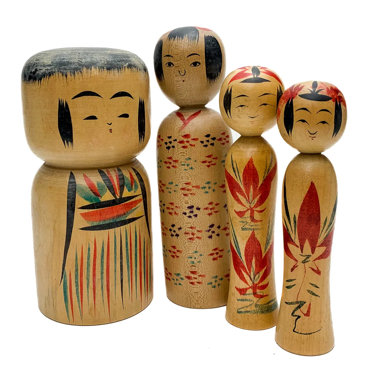 Vintage Wooden Kokeshi Doll, Japan #508